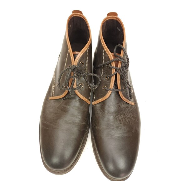 Florsheim Casey Chukka Boot Brown Leather F-Lites Size 12 D main image 4